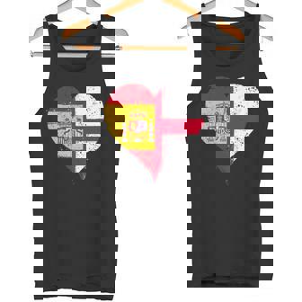 Bandera España Inglaterra Para Expatriado Y Español Inglés Camiseta sin mangas - Regaloses