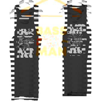 Bass Man 面白いバスプレーヤー ギタリスト ベーシスト ミュージシャン タンクトップ - Kawaiitshirt