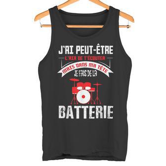 Batterie Percussions Cadeau Batteur Groupe Musique Rock Débardeur e - Cadeauxyz