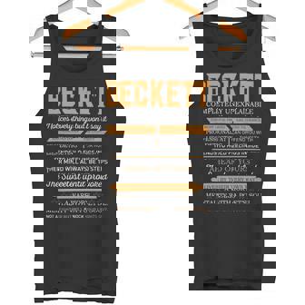 Beckett Completely Unexplainable Notices Everything But Won’T Say It Name Tank Top | Seseable CA