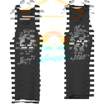 Behind Every Great Kick Is A Longnapper 面白いディープスナッパー タンクトップ - Kawaiitshirt