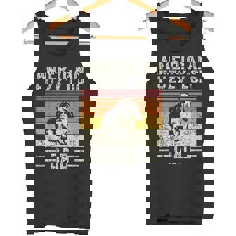 Best Rabbit Dad ヴィンテージアメリカンファジーロップ タンクトップ - Kawaiitshirt