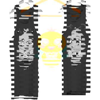 Biene Mit Herz Lustiges Bienen Bienenmotiv Mitüßer Biene Tank Top - Geschenkecke