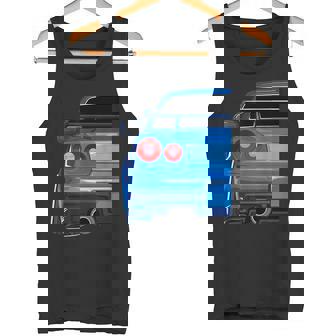 Blue Gt R 34 Jdm スカイラインスタンス カー ドリフトレーシング タンクトップ - Kawaiitshirt