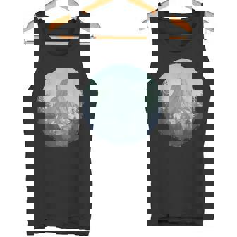 Blue Mountain Retrointage Hiking Camping Lover Glamper タンクトップ - Kawaiitshirt