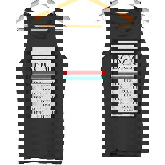 Bocci ぼっち ロゴ 総柄 緑 赤 イタリア国旗風【変なデザイン屋さん】陰キャ オタク ブランド パロディ 面白 タンクトップ - Kawaiitshirt