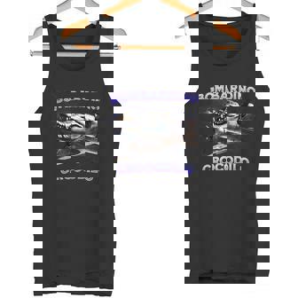 Bombardino Crocodilo Bootleg Brainrot イタリアン ブレイン ミーム タンクトップ - Kawaiitshirt