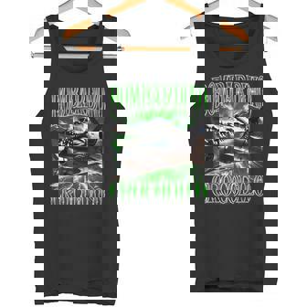 Bombardino Crocodilo イタリアンブレイン 面白い クロコダイル ミーム タンクトップ - Kawaiitshirt