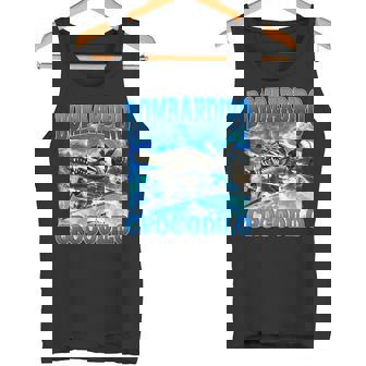 Bombardiro Crocodilo 面白い イタリアン ブレイン ミーム ブーツレッグ タンクトップ - Kawaiitshirt