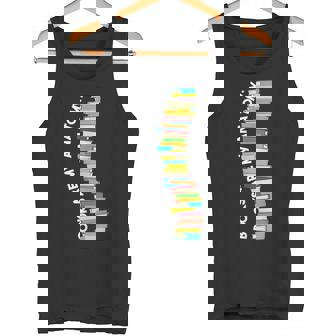 Books Are My Anatomy 背骨ブックワーム 読書 タンクトップ - Kawaiitshirt