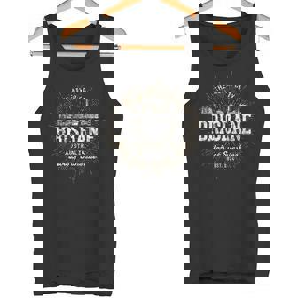 Brisbane Australia オーストラリアヴィンテージスタイルレトロブリスベン タンクトップ - Kawaiitshirt