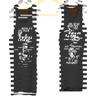 Brooklyn New York ボクシング スローバック タンクトップ - Kawaiitshirt