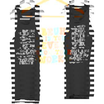 Bruh おもしろい数学の先生、自分の作品も見せてくれたの？ タンクトップ - Kawaiitshirt