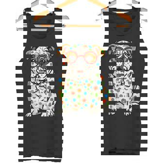 Bulldog Dot Day Con Lunares Coloridos Para Niños Camiseta sin mangas - Regaloses