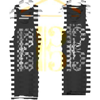 C-音記号 ヴィンテージイエロー ミュージシャンヴィオラ・チェロ。 タンクトップ - Kawaiitshirt