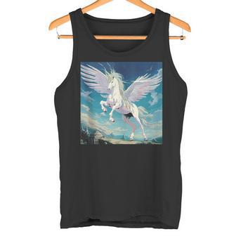 Caballo Alado Blanco Pegasus In Mangas Camiseta sin mangas - Regaloses