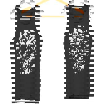 Calavera De Gato Gatito Esqueleto Calavera Gato Gótico Emo Y2k Camiseta sin mangas - Regaloses