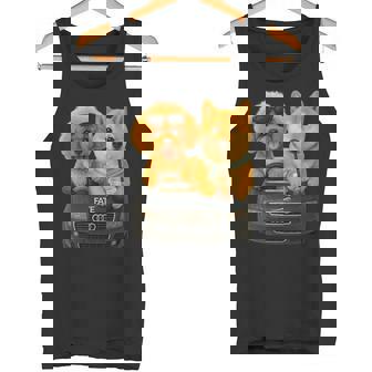 Car Dog タンクトップ - Kawaiitshirt