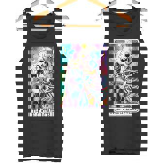 Carte De Tarotquelette Pour Amoureux Des Chats Débardeur e - Cadeauxyz