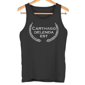 Carthago Delenda Est Latín Camiseta sin mangas - Regaloses