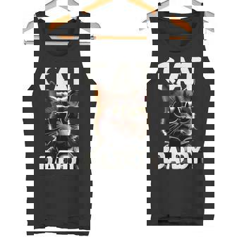 Cat Daddy 猫のお父さん 猫のお父さん お父さん ハウス 猫のお父さん 父の日 猫 タンクトップ - Kawaiitshirt