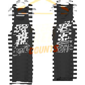 Chaque Répétition Compte La Motivation De L'entraînement À La Gym Débardeur e - Cadeauxyz