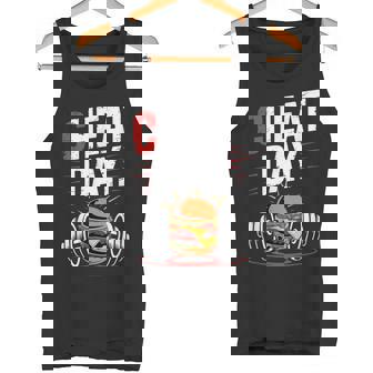Cheat Day チート・デイ フィットネス 気ままなジム ブレイク ダイエット 冷え込む日 タンクトップ - Kawaiitshirt