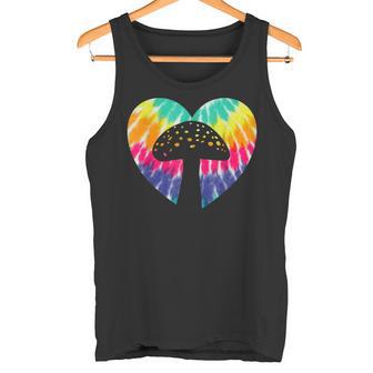 Cœur De Champignon Avec Imprimé Tie-Dye Pour Les Amateurs De Champignons Débardeur e - Cadeauxyz