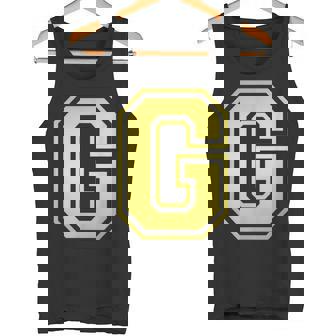 Con Letra Mayúscula G Diseño De Estilo Brillante Estampado Camiseta sin mangas - Regaloses