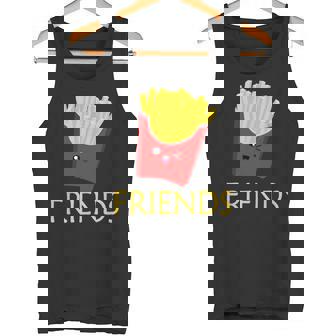 Conjunto A Juego Camisa De Hamburguesas Y Papas Fritas Camisa De Mejores Amigos Camiseta sin mangas - Regaloses