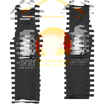 The Cove Beach Cape May New Jersey ビンテージ サンセット レトロ 太陽 タンクトップ - Kawaiitshirt