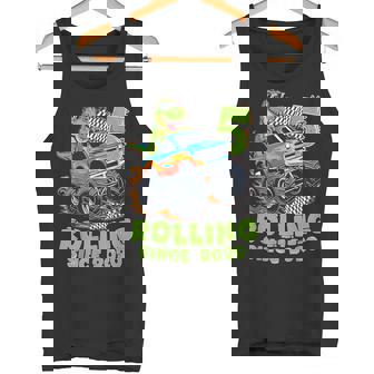 Cumpleaños De Dinosaurio Monster Truck Para Niño De 5 Años Camiseta sin mangas - Regaloses