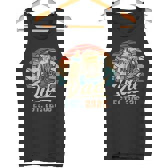 Dad Est 2026 年のパパ 初めての父の日 若いパパ 新しいパパ タンクトップ - Kawaiitshirt