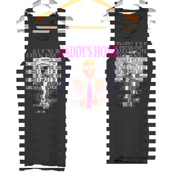 Daddy's Home Pink President Donald Trump House タンクトップ - Kawaiitshirt