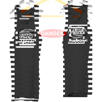 Danger Man Cooking Bbqign タンクトップ - Kawaiitshirt
