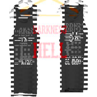 Darkness Is A Hell Of A Coach やる気を引き出す考え方 タンクトップ - Kawaiitshirt