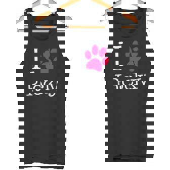 De Regalo Con Nombre De Perro Rocoso Para Los Amantes De Los Perros Camiseta sin mangas - Regaloses