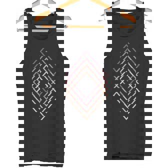 Diamantes Abstracto Geométrico Moderno Arte Minimalista Ombre Camiseta sin mangas - Regaloses