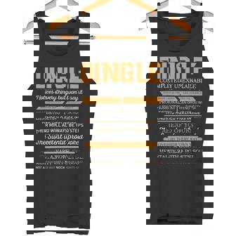 Dingle Completely Unexplainable Notices Everything But Won’T Say It Name Tank Top | Seseable CA