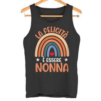 Divertente La Felicità È Essere Nonna Festa Della Nonna Canotta - Novitaregali