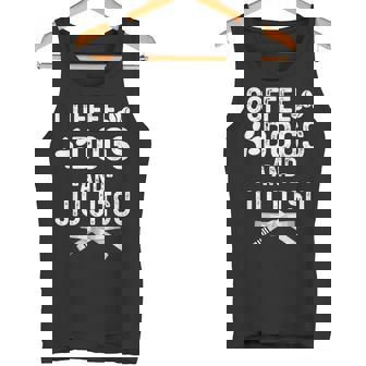 Divertidos Perros De Café Jiu Jitsu Y Artes Marciales Jiu Camiseta sin mangas - Regaloses