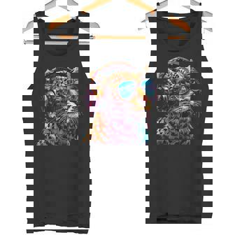 Dj Leopard Edm テクノハウス ダンスクラブ 音楽ヘッドフォン タンクトップ - Kawaiitshirt