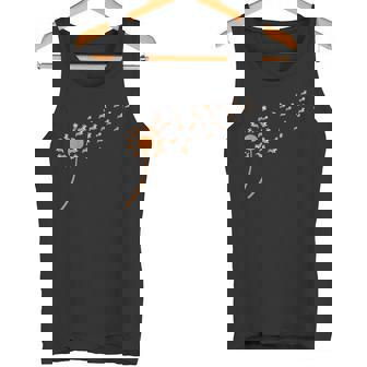 Dog Lovers 風に吹くタンポポのコーギー タンクトップ - Kawaiitshirt