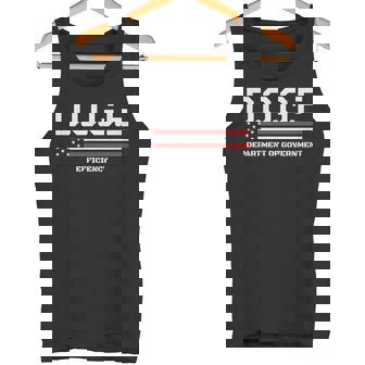 Doge DOGE 政府効率省 タンクトップ - Kawaiitshirt