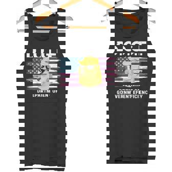 Doge 政府効率省 トランプ柴犬 タンクトップ - Kawaiitshirt