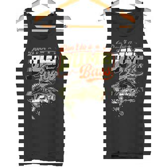 Don't Be A Dumb Bass 面白いバス釣りジョーク タンクトップ - Kawaiitshirt