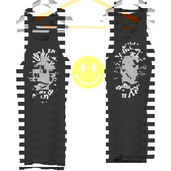 Don't Worry We Be Happymile Face レトロ グルービー 70年代 タンクトップ - Kawaiitshirt