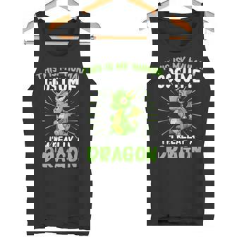 Dragon C'est Mon Costume Humain Je Suisraiment Un Dragon Dragons Débardeur e - Cadeauxyz