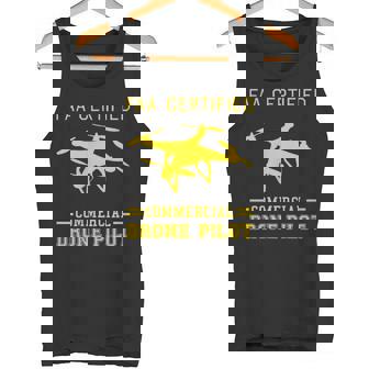 Drone Pilot Faa Licencia Comercial Uas Pilot Drone Camiseta sin mangas - Regaloses
