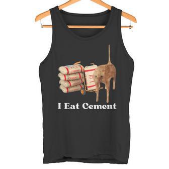 I Eat Cement Cat Meme Meme Internet Memes Memes Gen-Z Canotta - Novitaregali